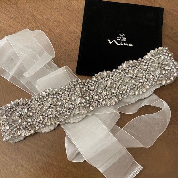 Nina Swarovski crystal bridal belt